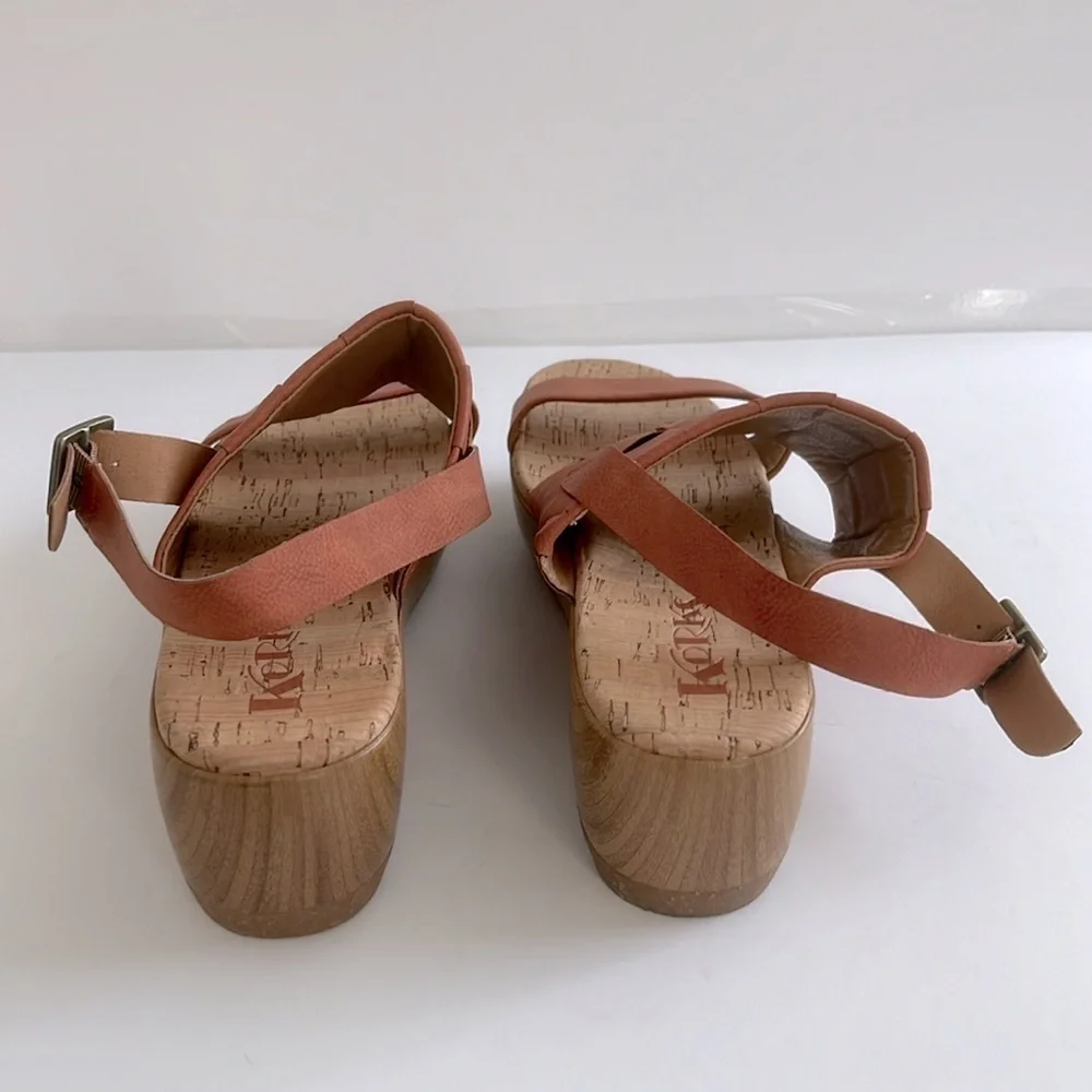 KORKS $99 Women's Fraya Comfort Wedge Platform Sandals Shoes Size 10M New